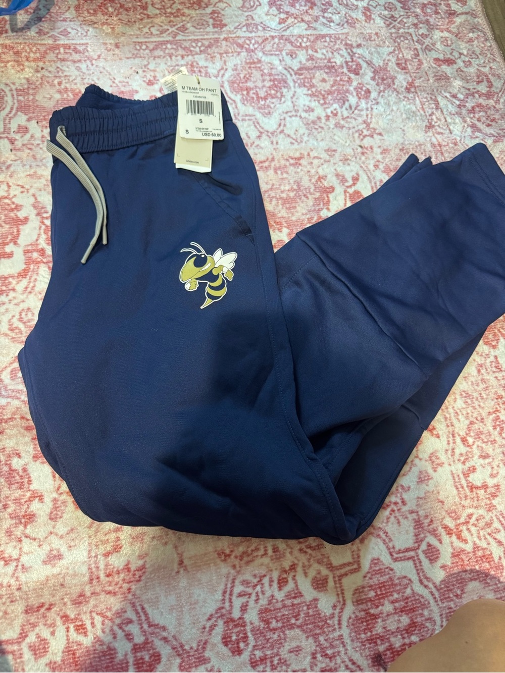adidas Navy Blue Team OH Pants with Tag